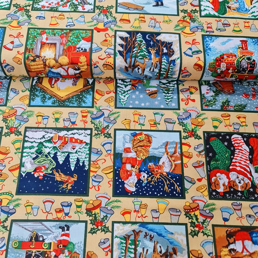 Tejido estampas Navidad 101