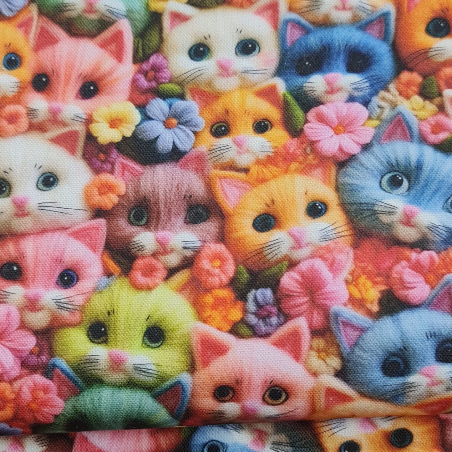 Loneta gatos 3D