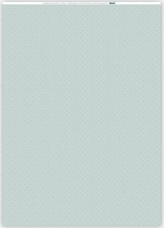 Los pespuntes de Ofelia allover flores azules