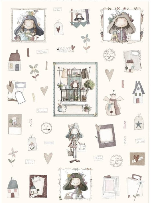 Panel Ofelia entre Hilvanes.