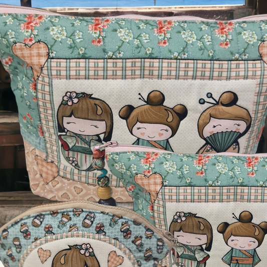 Panel neceser Kokeshi 3