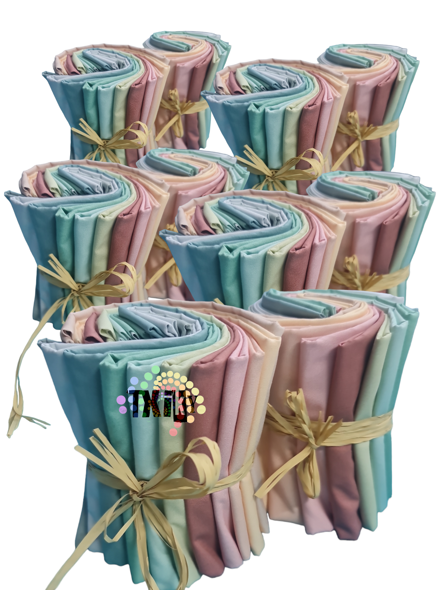 Precortado 25 cm x 140 cm 11 telas Los básicos de Nevy - EL ALTILLO DE LOS DUENDES