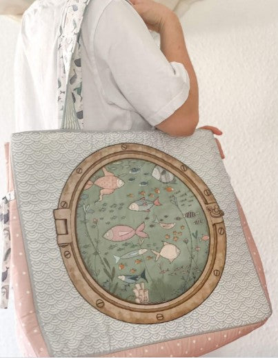 Panel Bolsa playa grande melodia de sirenas