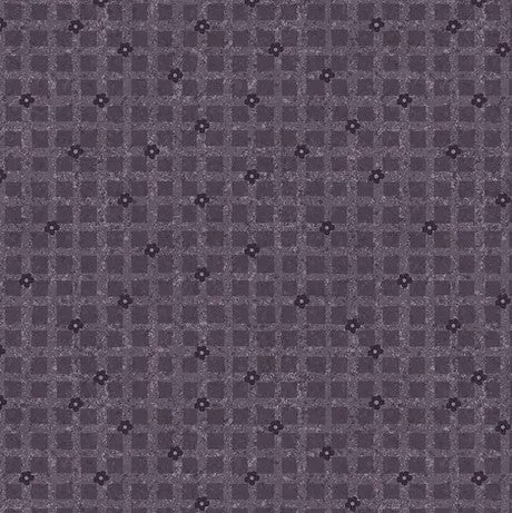 Xadrez con flores violetas- amo aplique 2- Fuxicos e Fricotes