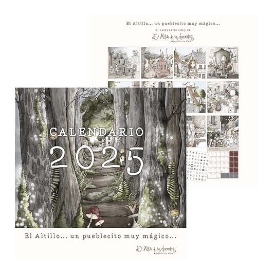 Calendario "El altillo de los duendes" 2025 Un pueblecito muy mágico
