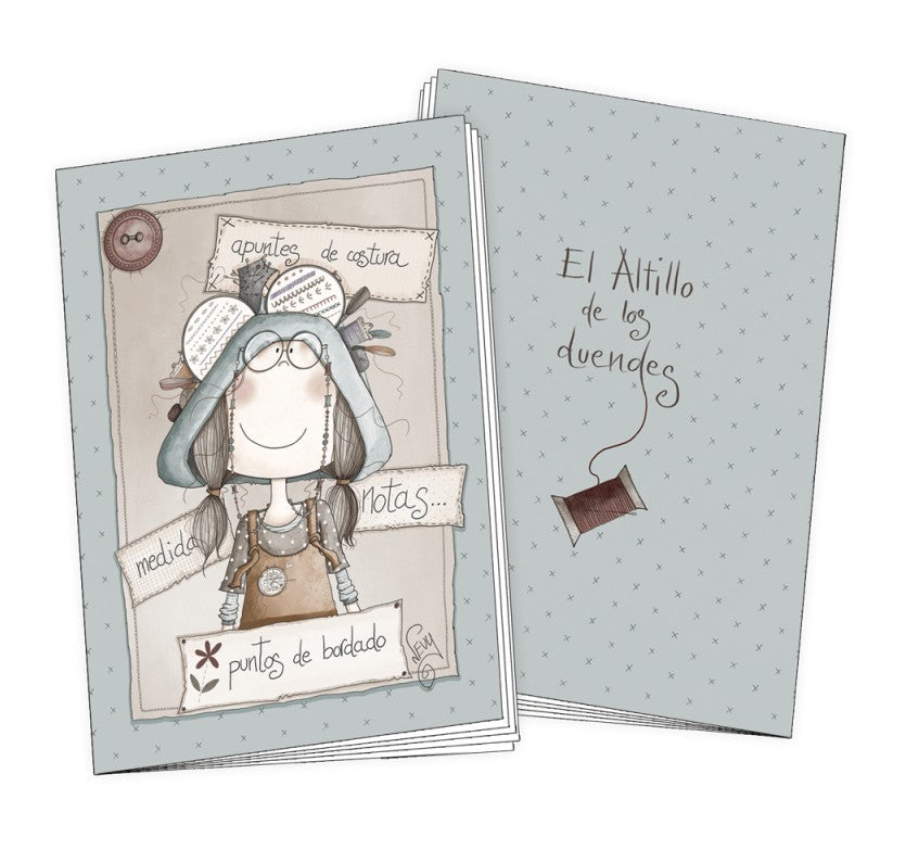 Libreta de apuntes de costura de Ofelia