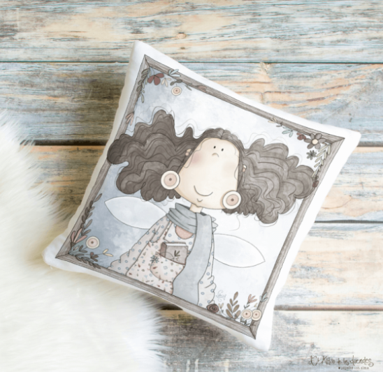 Mini Panel de Tela hada lectora| El Altillo de los Duendes – Algodón OEKO-TEX®