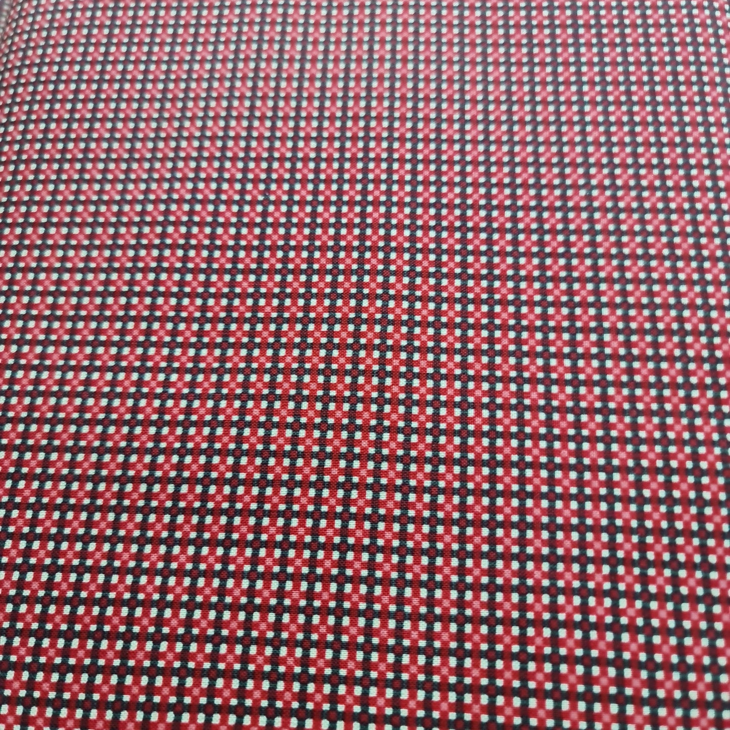 Tela cuadro rojo/marrón T . Henry Glass