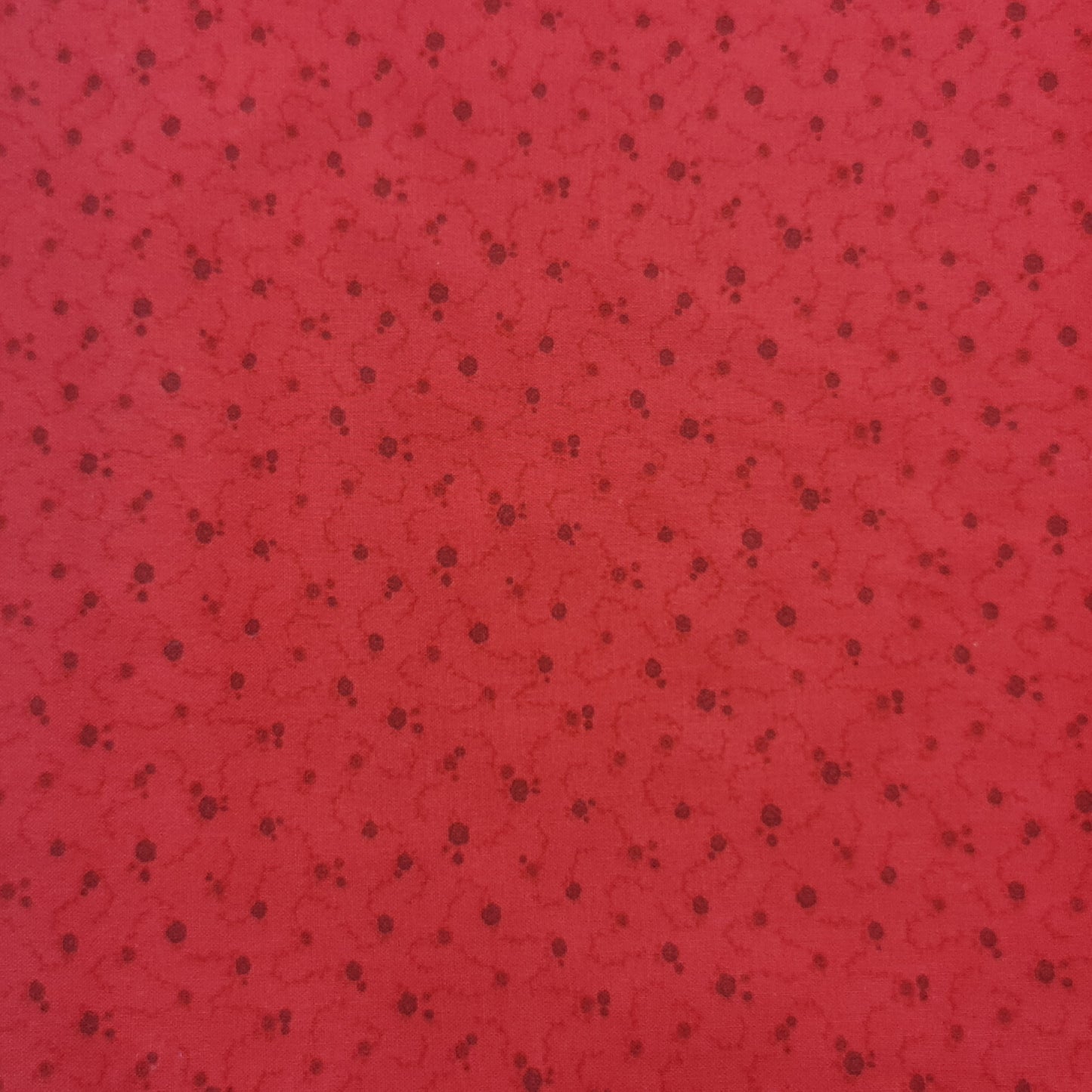 Tejido flores Basic Red 218