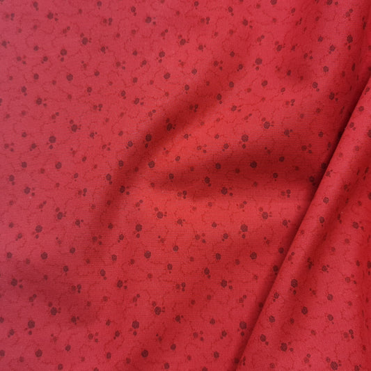 Tejido flores Basic Red 218