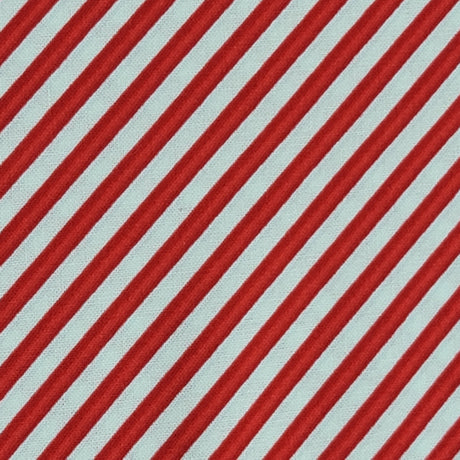 Tejido rayas diagonales rojo y blanco. Timber Gnomies Tree Farm
