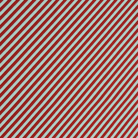 Tejido rayas diagonales rojo y blanco. Timber Gnomies Tree Farm