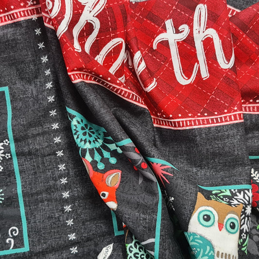 panel muñeco de nieve