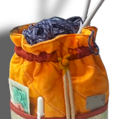 Bolso de labores punto