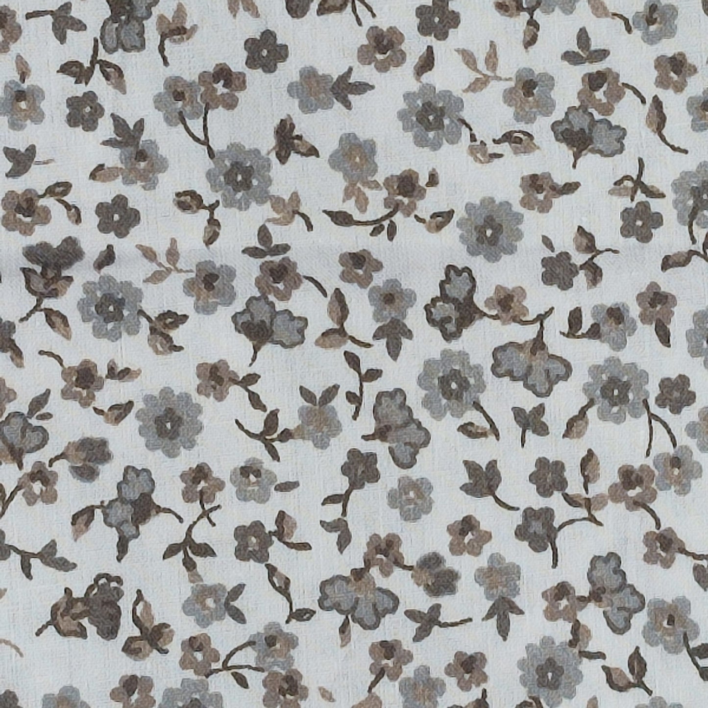 Tela trasera Florecillas Marrones C115