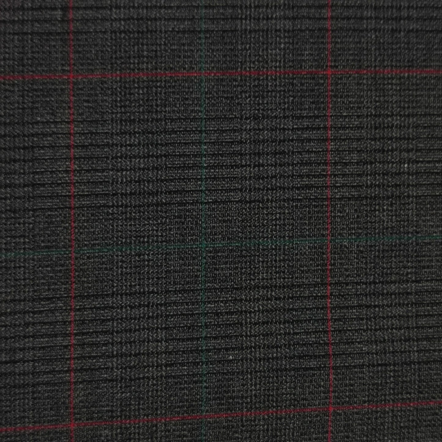 Tela principe de gales rojo y verde y gris
