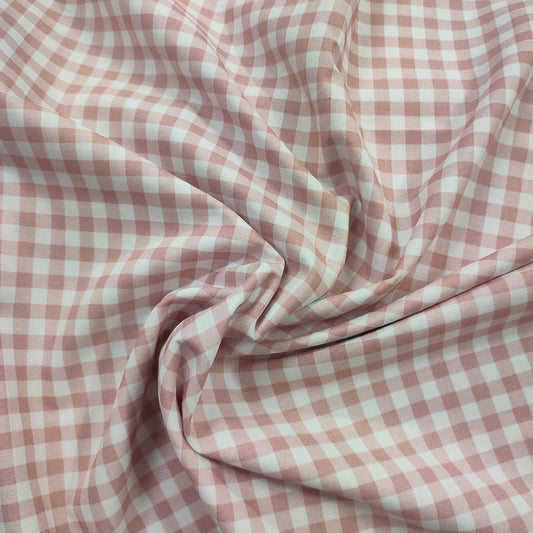 Tela picnic cuadros rosa