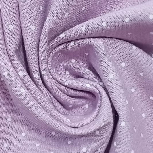 Tela japonesa lunares lila