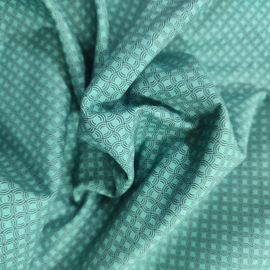 Tela quielters combinations cenefa de circulos