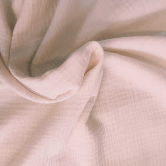 Muselina color crema algodón 100%