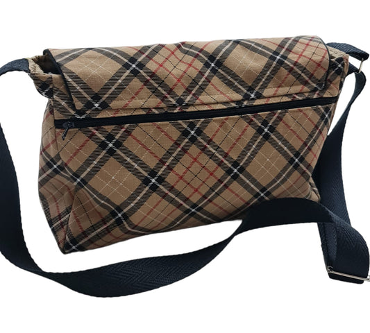 Bolso bandolera con cuadros