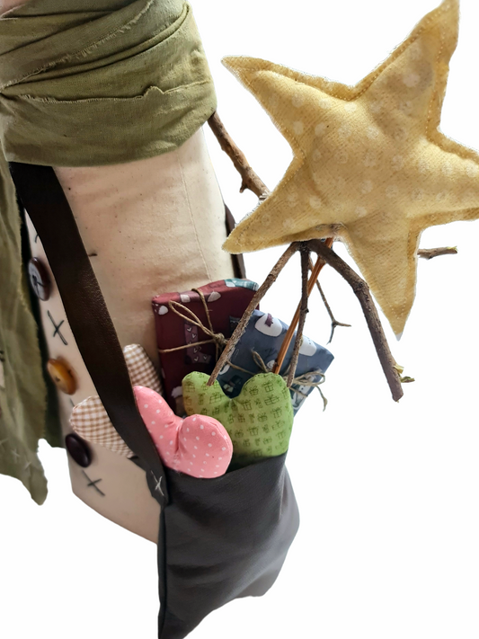 kit tejidos muñeco de nieve del altillo