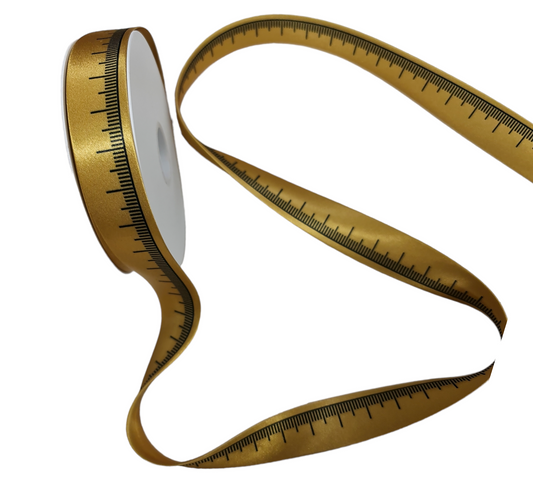 Bies estampado de cinta métrica.