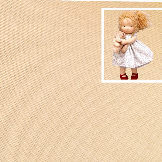 Tela de punto para muñecas Waldorf