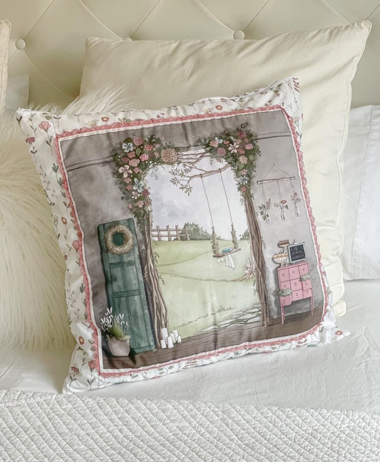 Allover rosas y camomilas mi comunión