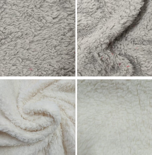 Sherpa color gris y crudo