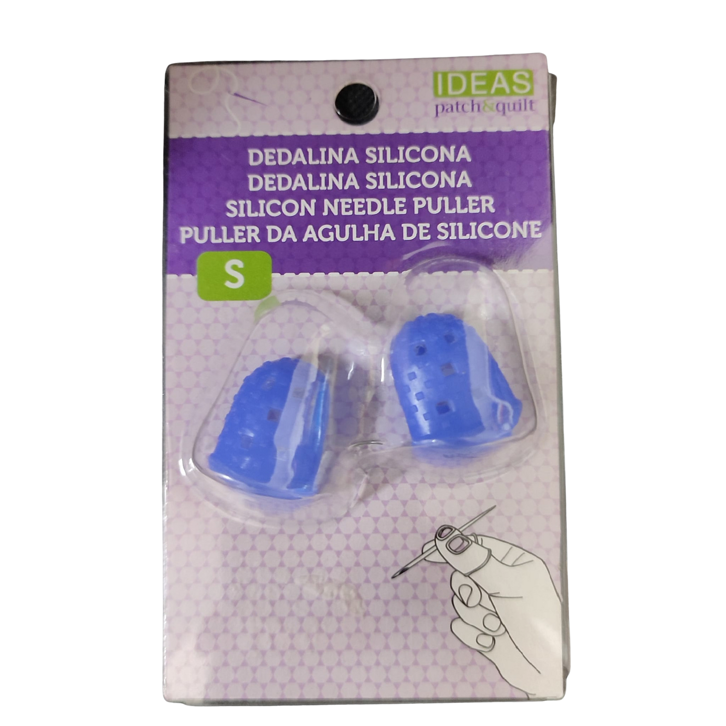 Dedalina de silicona color azul