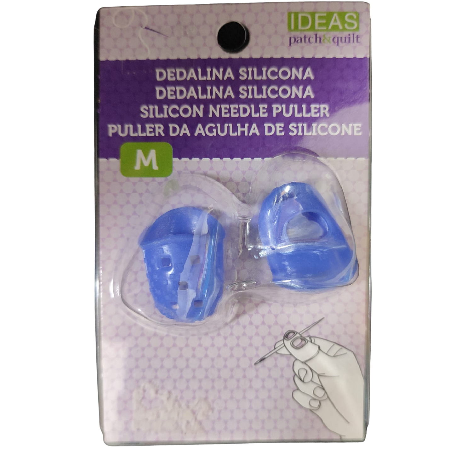 Dedalina de silicona color azul