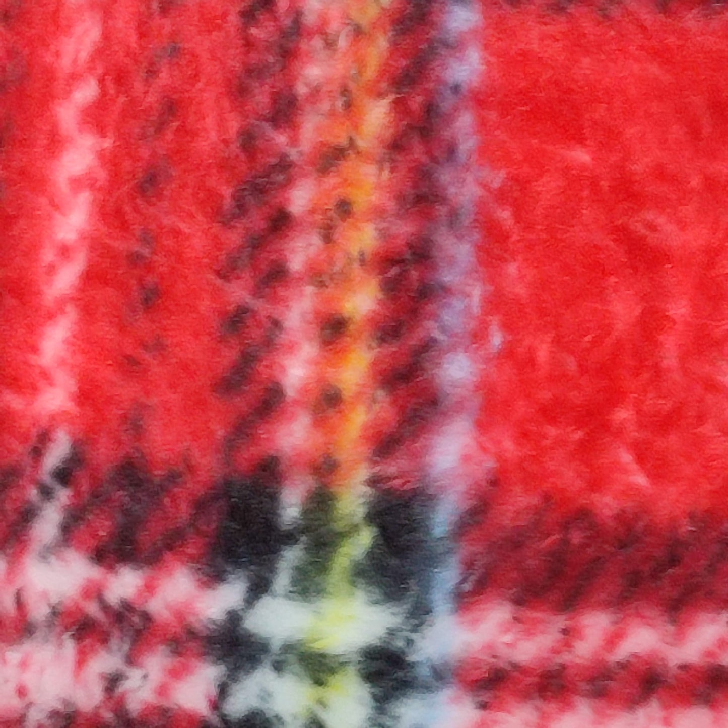 Coralina roja con Cuadros Escoceses