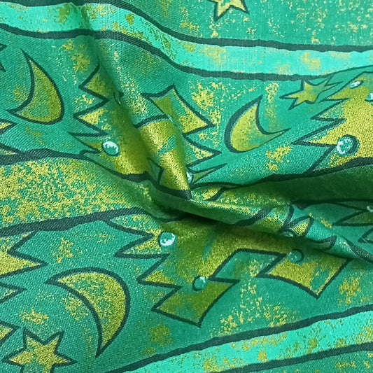 Tela navidad cuadriculada Roja & Verde