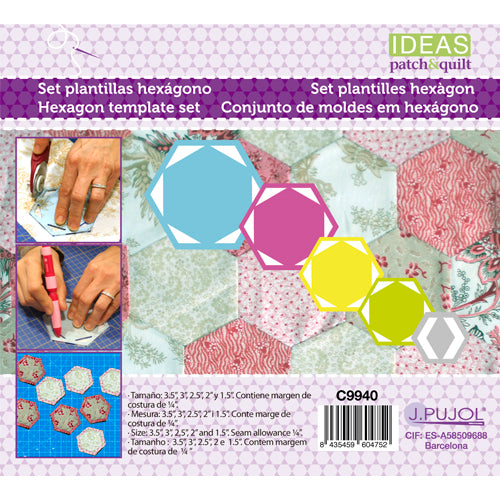 Set plantillas Hexágonos