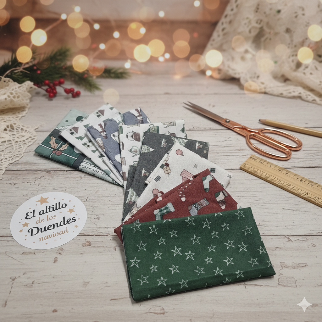 Precortado Navidad Altillo de los duendes 8 UN/25 x 27cm