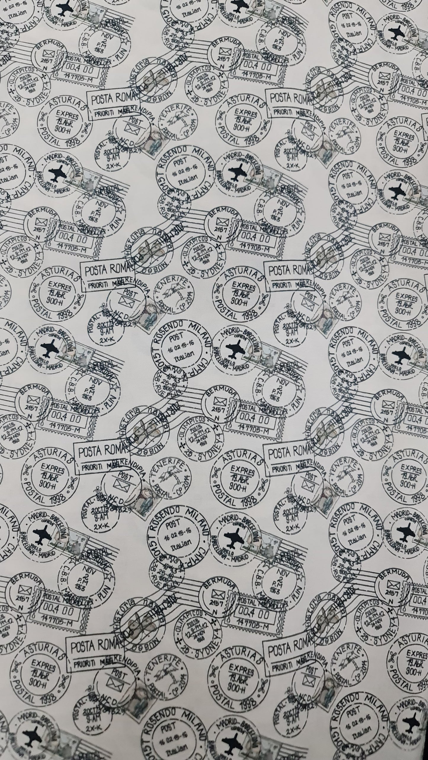 Allover Sellos de viaje con Ofelia