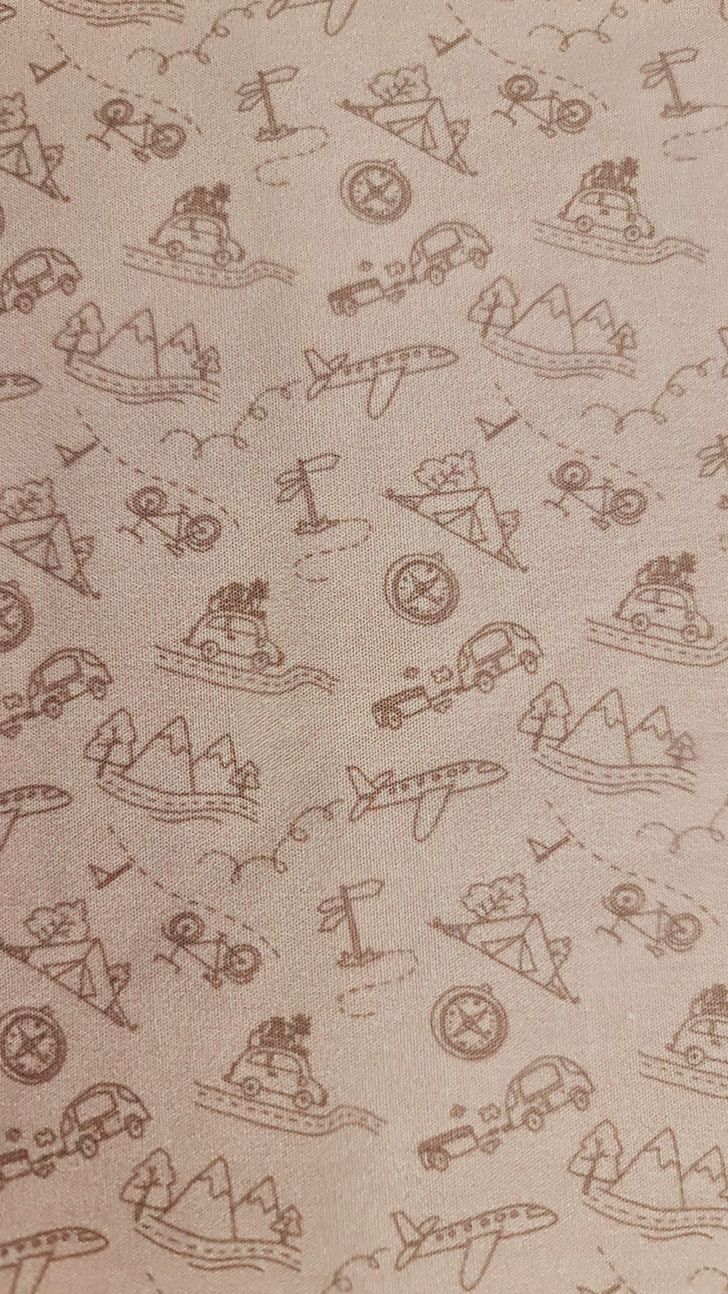 Allover dibujos de viaje con Ofelia