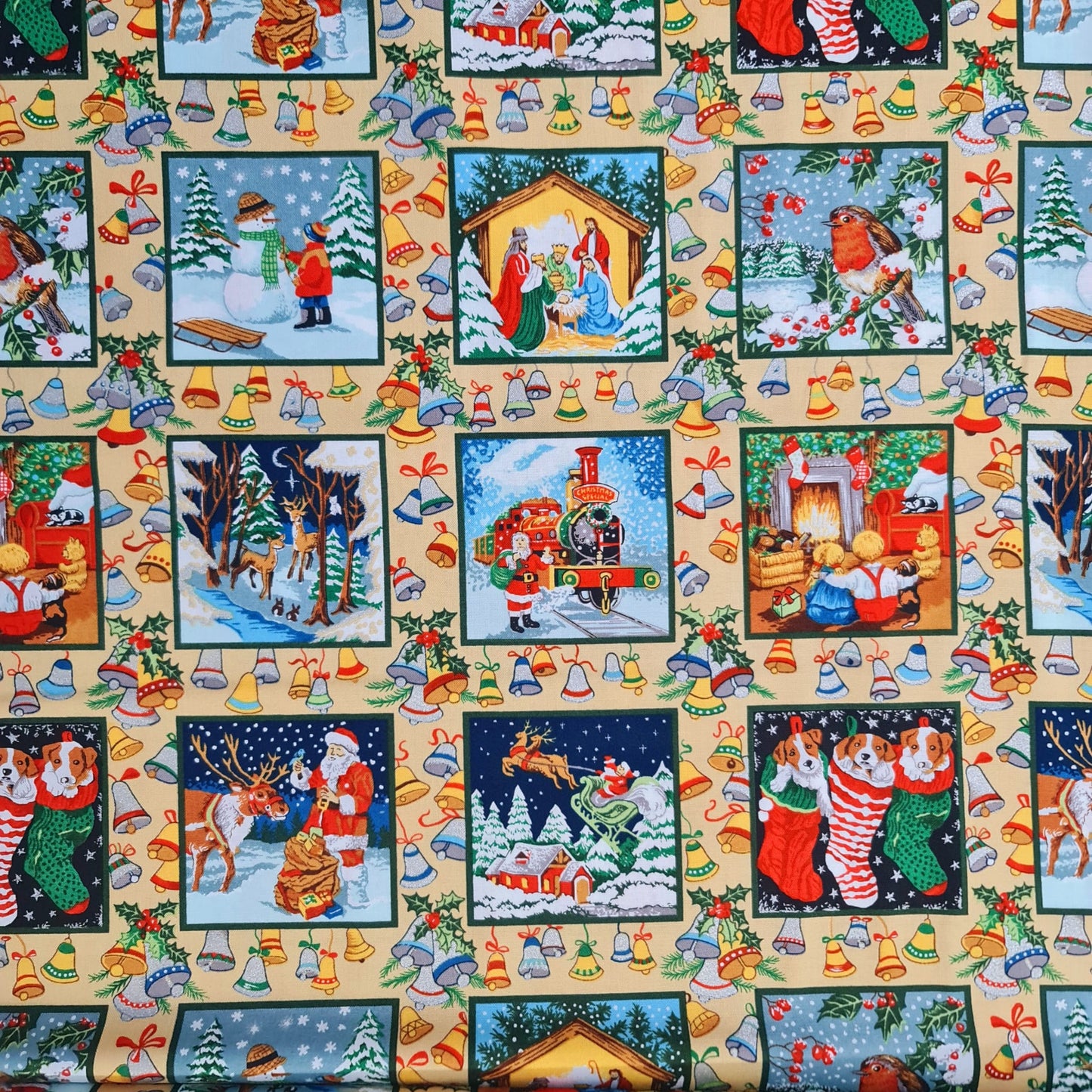 Tejido estampas Navidad 101