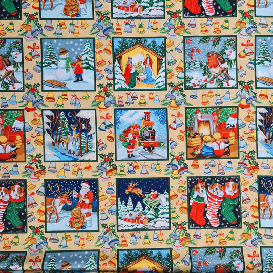 Tejido estampas Navidad 101