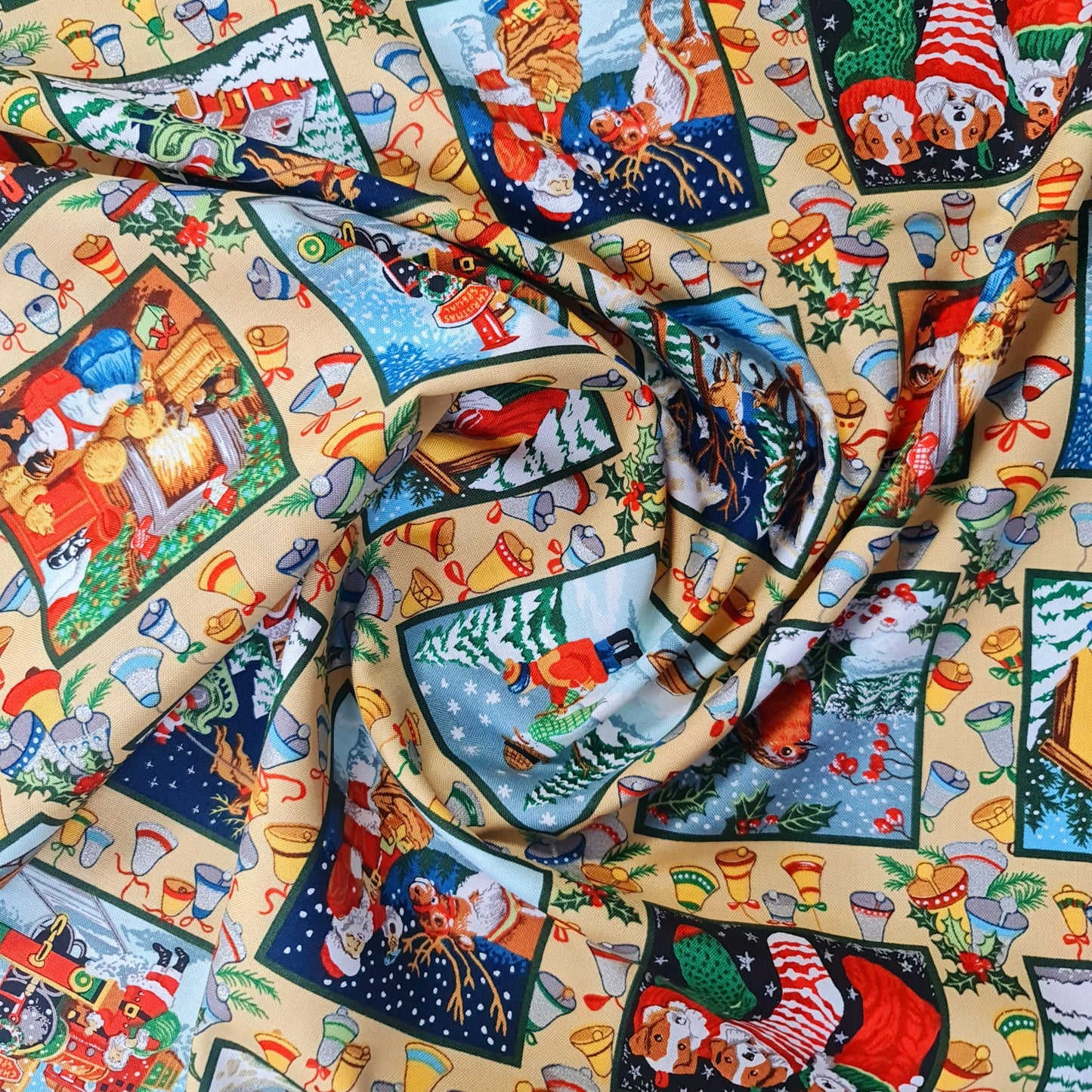 Tejido estampas Navidad 101