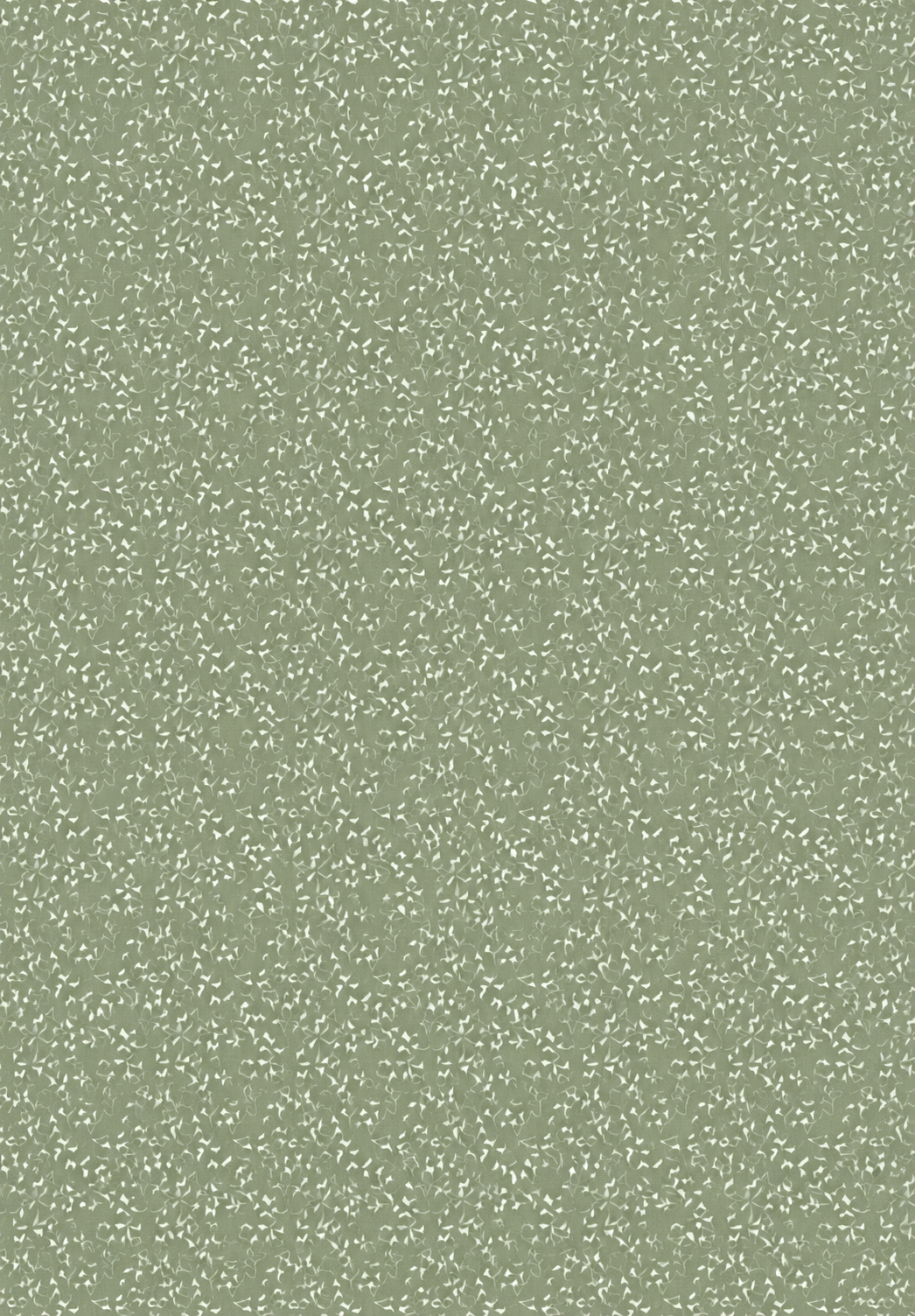 Tela hojitas en verde salvia DVH 08