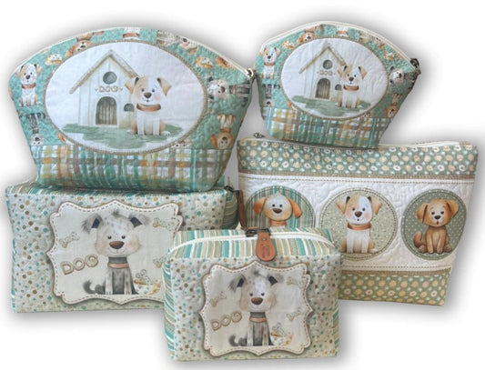 KIT PANEL PERRITOS 5 NECESERES