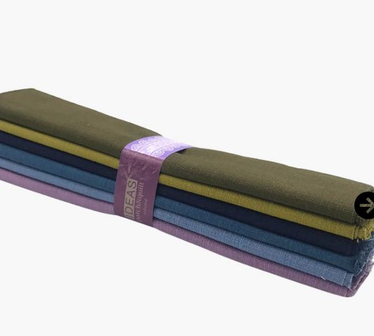 Precortado telas Japonesas colores fríos G02315