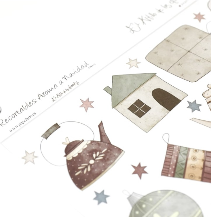 Recortables Aroma a Navidad – El Altillo de los Duendes (30,5 x 30,5 cm, 190 gr)