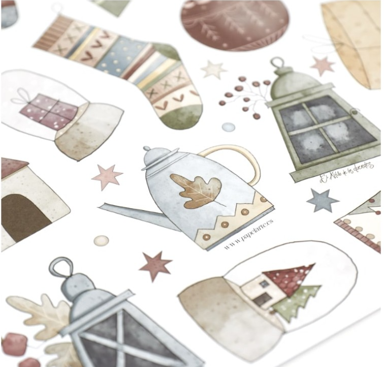 Recortables Aroma a Navidad – El Altillo de los Duendes (30,5 x 30,5 cm, 190 gr)