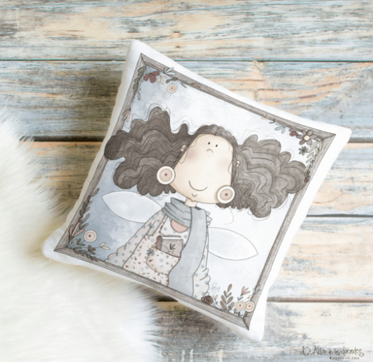 Mini Panel de Tela hada lectora| El Altillo de los Duendes – Algodón OEKO-TEX®