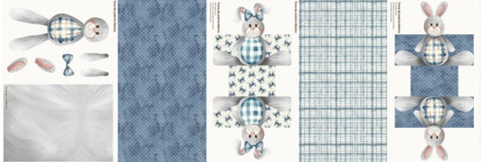 PANEL CESTA CON MINI CONEJO PASCUA