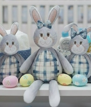 PANEL CESTA CON MINI CONEJO PASCUA