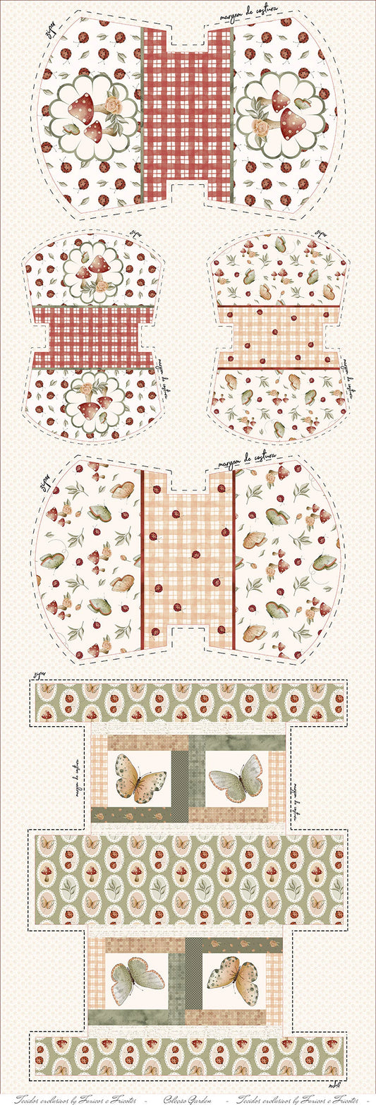 KIT PANEL JARDIN 5 NECESERES FUXICOS